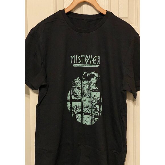 Mistover Black S/S T-Shirt Men's Size 2XL Stream Nintendo Switch Fate Of Mankind - Picture 3 of 14